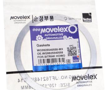 214 р. Прокладка SITRAK HOWO горного тормоза MOVELEX MOVELEX wg9925540558-mx MOVELEX wg9925540558-mx  с доставкой в г. Кемерово. Увеличить фотографию 3