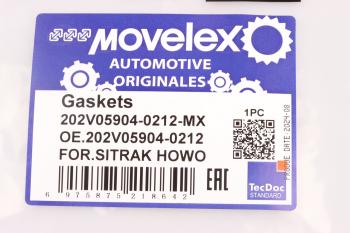 789 р. Прокладка SITRAK HOWO дв.MC11,MC13 поддона масляного MOVELEX MOVELEX 202v059040212-mx MOVELEX 202v059040212-mx  с доставкой в г. Кемерово. Увеличить фотографию 7