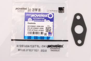 37 р. Прокладка SITRAK HOWO дв.MC11.40-50 трубки турбокомпрессора MOVELEX MOVELEX 201v966010586-mx MOVELEX 201v966010586-mx  с доставкой в г. Кемерово. Увеличить фотографию 2