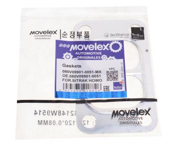 130 р. Прокладка SITRAK HOWO ТКР MOVELEX MOVELEX 080v099010051-mx MOVELEX 080v099010051-mx  с доставкой в г. Кемерово. Увеличить фотографию 3