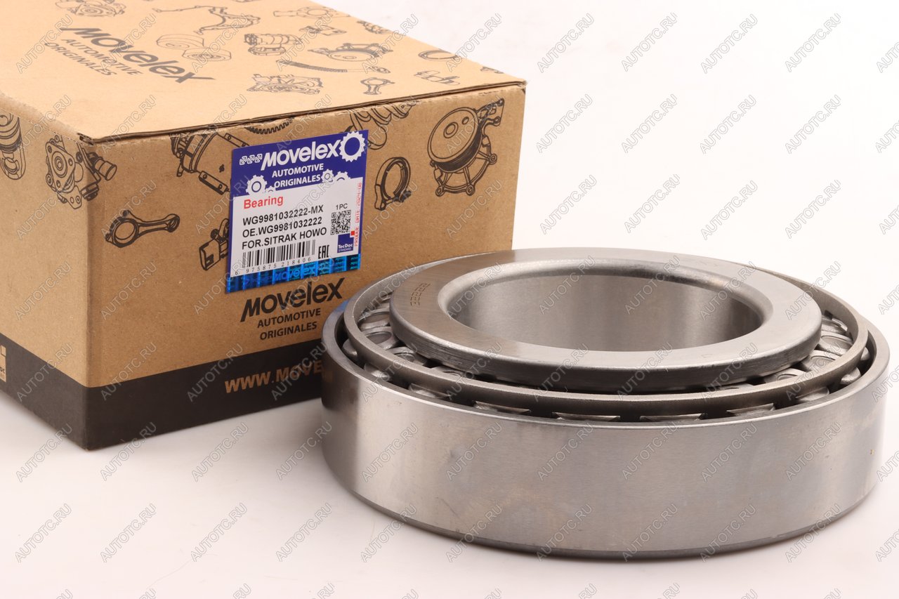 3 399 р. Подшипник ступицы SITRAK HOWO задней наружный MOVELEX MOVELEX wg9981032222-mx MOVELEX wg9981032222-mx  с доставкой в г. Кемерово