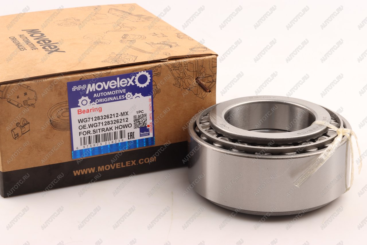 1 489 р. Подшипник SITRAK HOWO хвостовика редуктора среднего моста MOVELEX MOVELEX wg7128326212-mx MOVELEX wg7128326212-mx  с доставкой в г. Кемерово