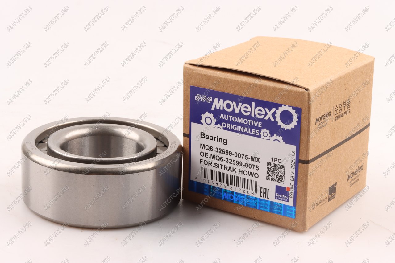 1 139 р. Подшипник SITRAK HOWO роликовый цилиндрический MOVELEX MOVELEX mq6325990075-mx MOVELEX mq6325990075-mx  с доставкой в г. Кемерово