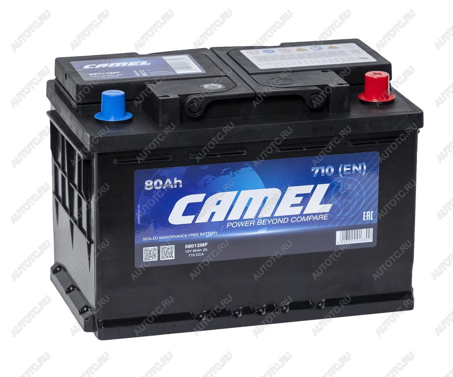 9 799 р. Аккумулятор CAMEL 80А/ч обратная полярность CAMEL 6ст80(0) l3 CAMEL 6ст80(0) l3  с доставкой в г. Кемерово