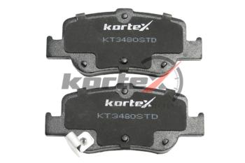 1 099 р. Комплект задних колодок дисковых тормозов (4шт.) KORTEX Toyota Auris E150 хэтчбэк 5 дв. дорестайлинг (2006-2010)  с доставкой в г. Кемерово. Увеличить фотографию 3