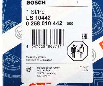 8 799 р. Датчик кислорода PORSCHE Cayenne (10-) (4.8) BOSCH BOSCH 0258010442 BOSCH 0258010442  с доставкой в г. Кемерово. Увеличить фотографию 4