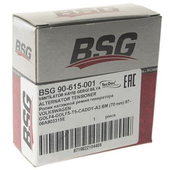 369 р. Ролик приводного ремня VW Bora,Golf,Passat,Sharan натяжителя BSG BSG bsg90615001 BSG bsg90615001  с доставкой в г. Кемерово. Увеличить фотографию 2