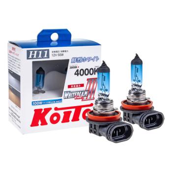 3 499 р. Лампа 12V H11 55W PGJ19-2 +100% бокс (2шт.) Whitebeam KOITO KOITO p0750w KOITO p0750w  с доставкой в г. Кемерово. Увеличить фотографию 1