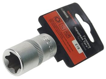 148 р. Головка торцевая 1/2 TORX E18 АВТОДЕЛО АВТОДЕЛО 39318 АВТОДЕЛО 39318  с доставкой в г. Кемерово. Увеличить фотографию 2