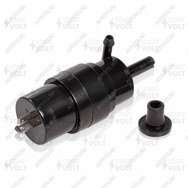 230 р. Насос омывателя КАМАЗ,МАЗ,КРАЗ 24V (черный) STARTVOLT STARTVOLT swp0740 STARTVOLT swp0740  с доставкой в г. Кемерово