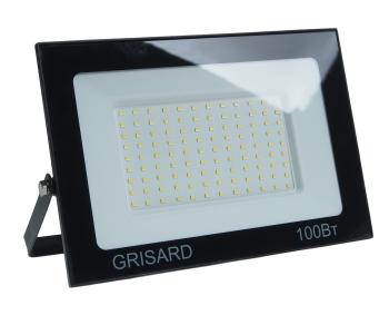 929 р. Светильник светодиодный 220V 100W 6500K черный GRISARD ELECTRIC GRISARD ELECTRIC gre-004-0001 GRISARD ELECTRIC gre-004-0001  с доставкой в г. Кемерово. Увеличить фотографию 1