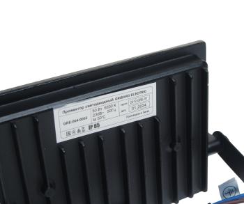 459 р. Светильник светодиодный 220V 50W 6500K черный GRISARD ELECTRIC GRISARD ELECTRIC gre-004-0002 GRISARD ELECTRIC gre-004-0002  с доставкой в г. Кемерово. Увеличить фотографию 4