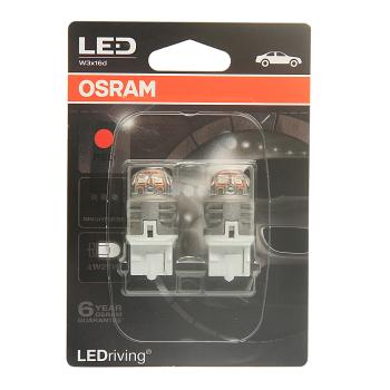 1 649 р. Лампа светодиодная 12V W21W W3x16d бесцокольная блистер (2шт.) Red OSRAM OSRAM 7905r-02b OSRAM 7905r-02b  с доставкой в г. Кемерово. Увеличить фотографию 1