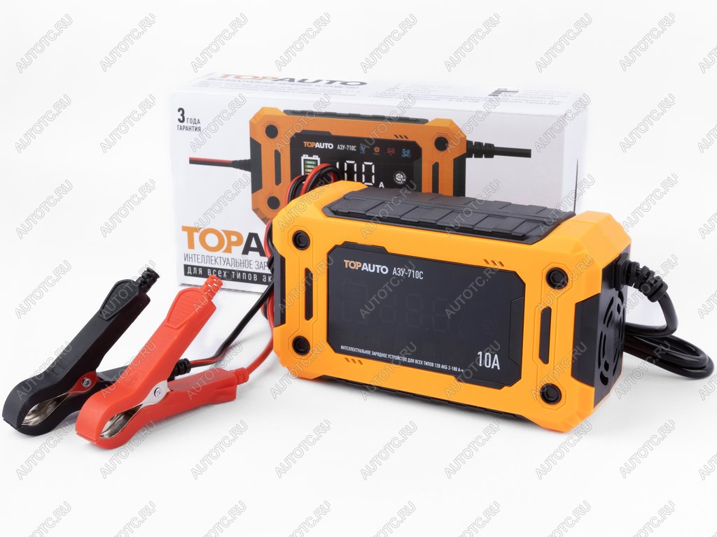 2 299 р. Устройство зарядное интеллектуальное 12V 10A 160Ач AGM/GEL LiFePO4 (автомат) ТОП АВТО ТОП АВТО 10a001 ТОП АВТО 10a001  с доставкой в г. Кемерово