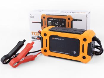 2 759 р. Устройство зарядное интеллектуальное 12V 15A 200Ач AGM/GEL LiFePO4 (автомат) ТОП АВТО ТОП АВТО 15a001 ТОП АВТО 15a001  с доставкой в г. Кемерово. Увеличить фотографию 1