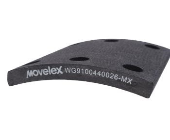 286 р. Накладка тормозной колодки SITRAK HOWO передней (короткая) MOVELEX MOVELEX wg9100440026-mx MOVELEX wg9100440026-mx  с доставкой в г. Кемерово. Увеличить фотографию 3