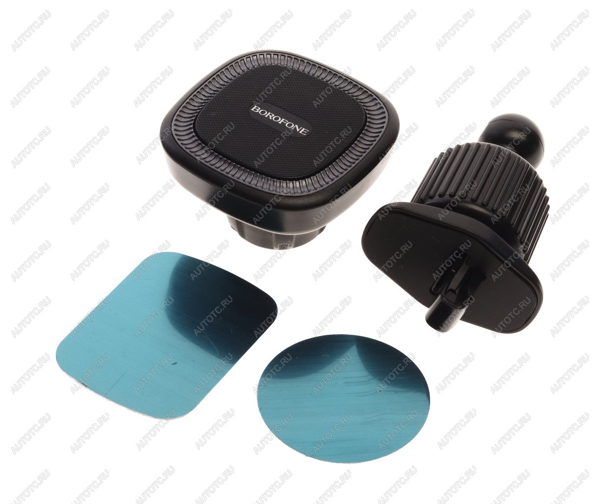 399 р. Держатель телефона на дефлектор магнитный BOROFONE BOROFONE bh96 black gray BOROFONE bh96 black gray  с доставкой в г. Кемерово