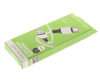 96 р. Кабель USB Type C 1м BOROFONE BOROFONE bx84 белый BOROFONE bx84 белый  с доставкой в г. Кемерово. Увеличить фотографию 3