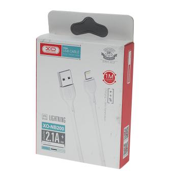 198 р. Кабель micro USB 2м белый XO XO nb200 white  с доставкой в г. Кемерово. Увеличить фотографию 2