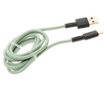 319 р. Кабель USB Type C 1м зеленый XO XO nb-q166 green  с доставкой в г. Кемерово. Увеличить фотографию 1