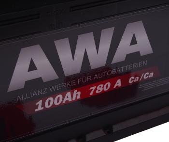 14 249 р. Аккумулятор AWA PRO 100Ач обратная полярность AWA 6ст100(0)  с доставкой в г. Кемерово. Увеличить фотографию 3