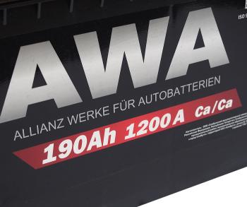 20 499 р. Аккумулятор AWA PRO 190Ач AWA 6ст190(4)  с доставкой в г. Кемерово. Увеличить фотографию 2