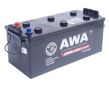 20 499 р. Аккумулятор AWA PRO 190Ач обратная полярность AWA 6ст190(3)  с доставкой в г. Кемерово. Увеличить фотографию 1
