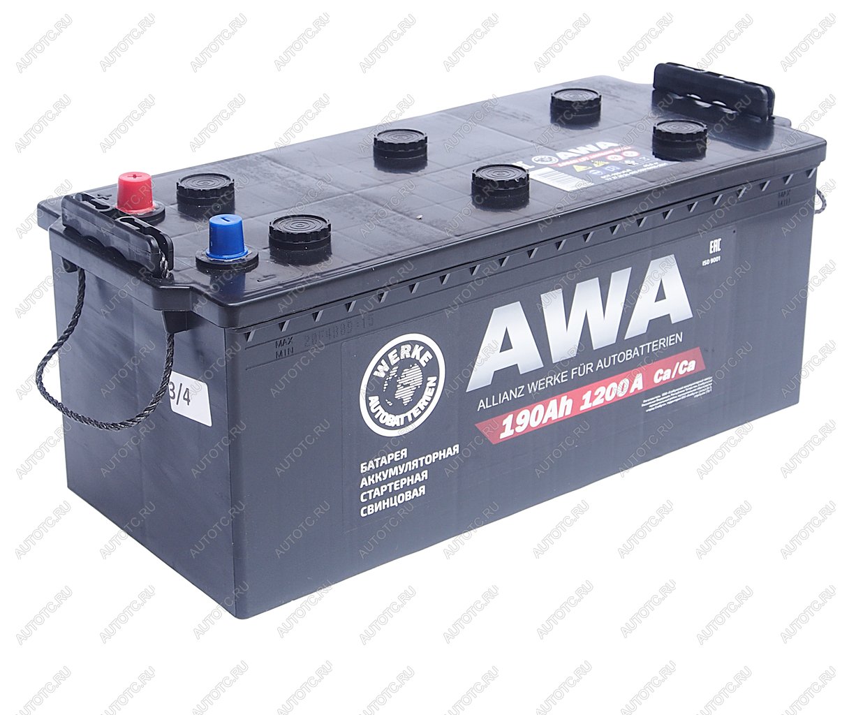 20 499 р. Аккумулятор AWA PRO 190Ач обратная полярность AWA 6ст190(3)  с доставкой в г. Кемерово
