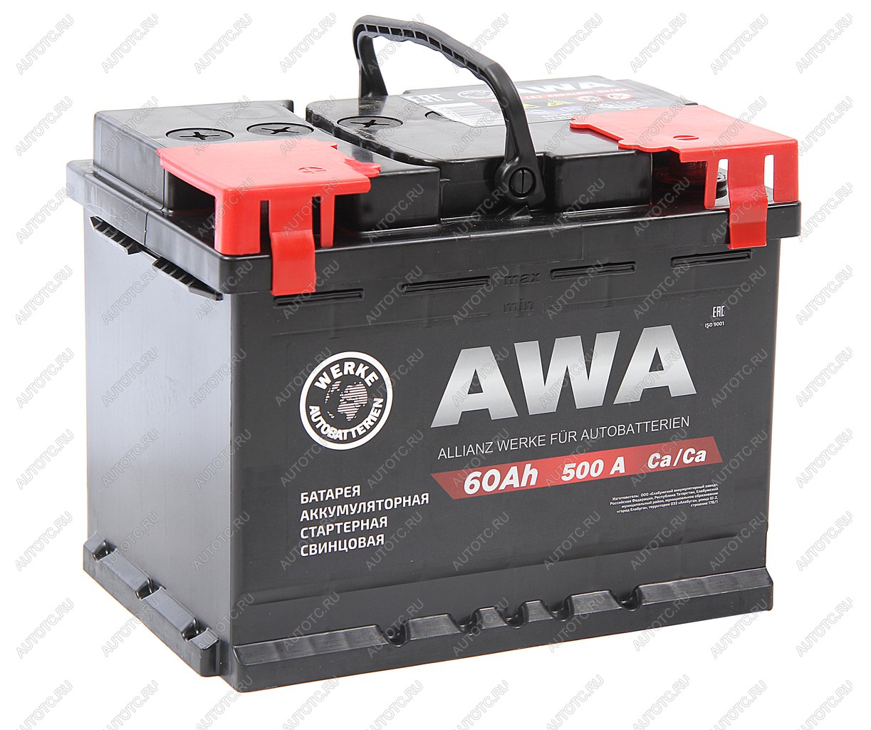 8 999 р. Аккумулятор AWA PRO 60Ач AWA 6ст60(1)  с доставкой в г. Кемерово