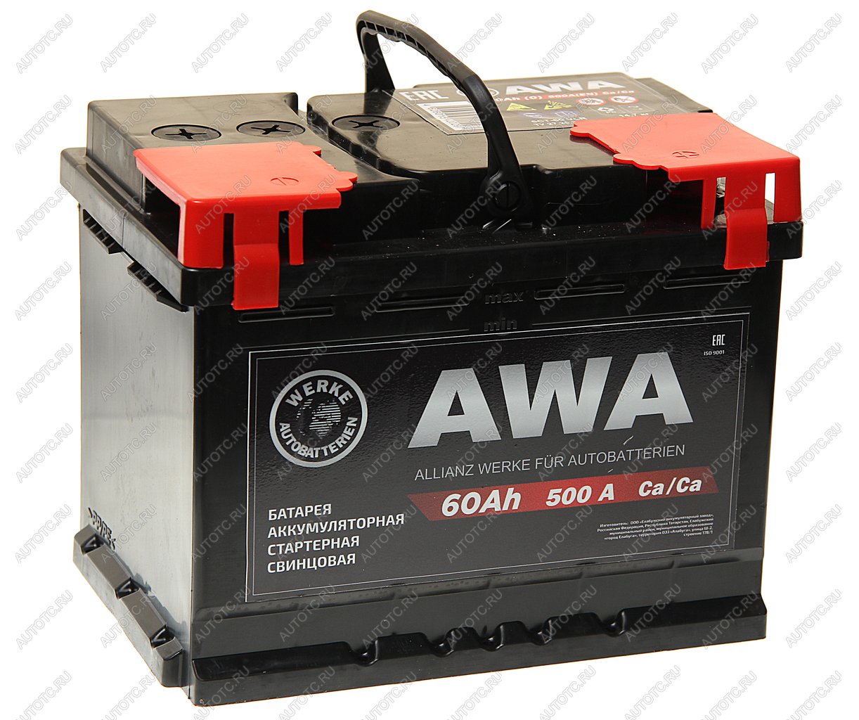 8 999 р. Аккумулятор AWA PRO 60Ач обратная полярность AWA 6ст60(0)  с доставкой в г. Кемерово