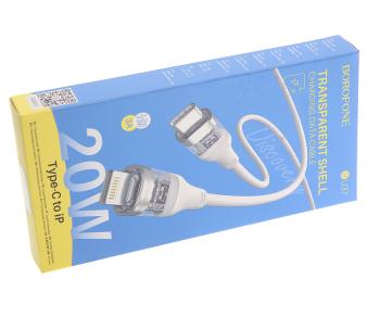 379 р. Кабель USB Type C-USB Type C 1м BOROFONE BOROFONE bu37 white  с доставкой в г. Кемерово. Увеличить фотографию 2