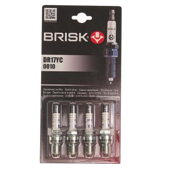 240 р. Свеча зажигания ЗМЗ-40524 ЕВРО-3 BRISK DR17YC SUPER BRISK dr17yc  с доставкой в г. Кемерово. Увеличить фотографию 1