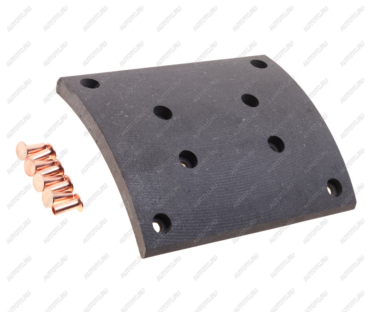 729 р. Накладка тормозной колодки SHACMAN SHAANXI задней (10 отв.) (1шт.) OE SHACMAN hd90149340094  с доставкой в г. Кемерово
