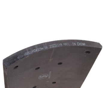 729 р. Накладка тормозной колодки SHACMAN SHAANXI задней (10 отв.) (1шт.) OE SHACMAN hd90149340094  с доставкой в г. Кемерово. Увеличить фотографию 3