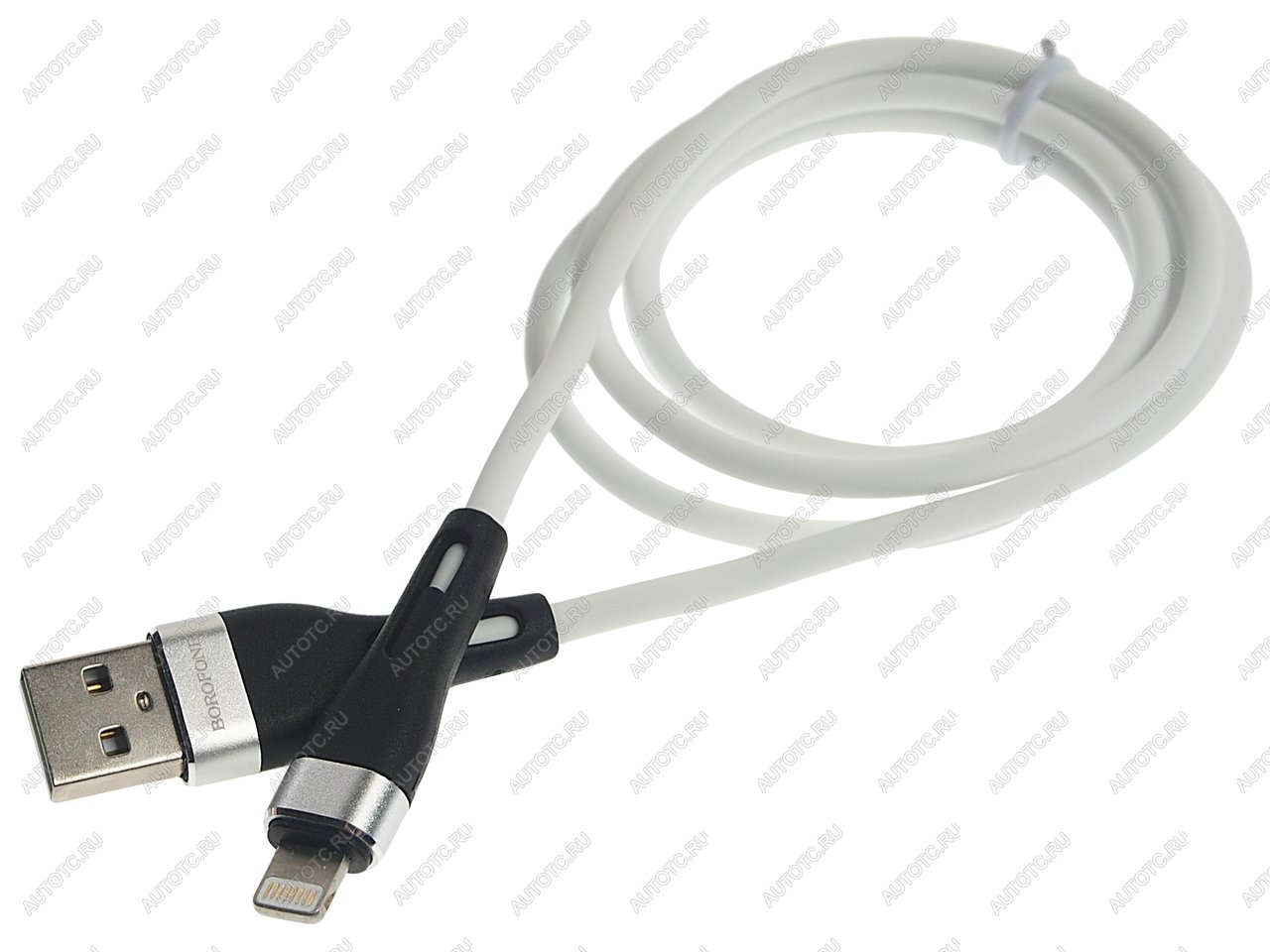 205 р. Кабель micro USB 1м белый BOROFONE BOROFONE bx46 white  с доставкой в г. Кемерово