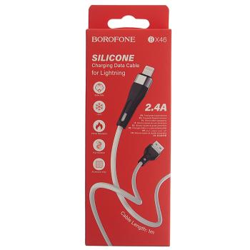 205 р. Кабель micro USB 1м белый BOROFONE BOROFONE bx46 white  с доставкой в г. Кемерово. Увеличить фотографию 2
