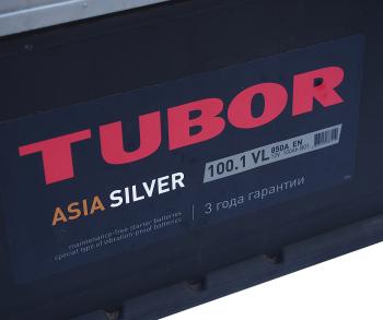 14 899 р. Аккумулятор TUBOR Asia Silver 100Ач TUBOR 6ст100(1) d31r  с доставкой в г. Кемерово. Увеличить фотографию 2