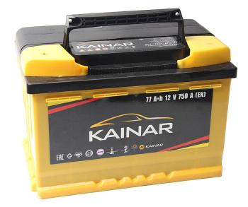 9 449 р. Аккумулятор KAINAR 77Ач KAINAR 6ст77(1)  с доставкой в г. Кемерово. Увеличить фотографию 1