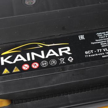 9 449 р. Аккумулятор KAINAR 77Ач обратная полярность KAINAR 6ст77(0)  с доставкой в г. Кемерово. Увеличить фотографию 2