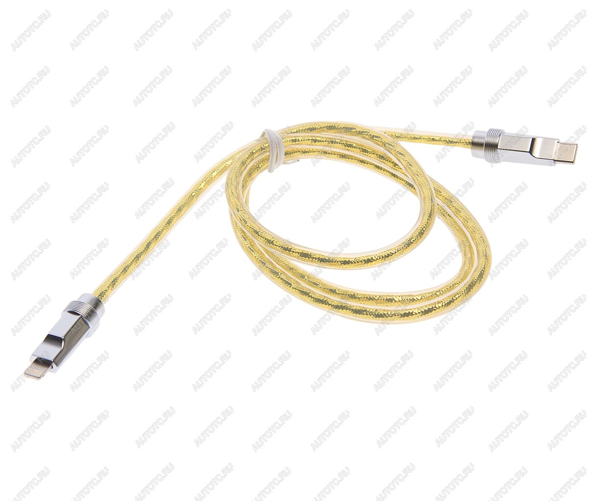 479 р. Кабель USB Type C-USB Type C 1м золото HOCO HOCO u113 gold  с доставкой в г. Кемерово