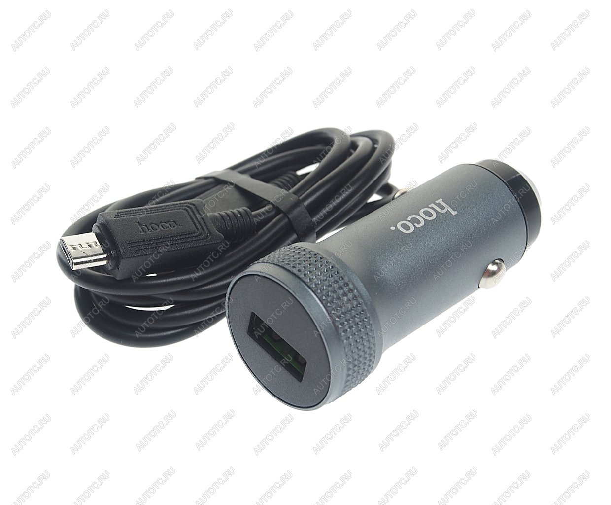 529 р. Устройство зарядное в прикуриватель 1USB 12V HOCO HOCO z49a grey  с доставкой в г. Кемерово
