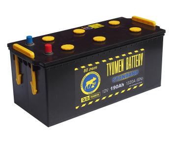 21 649 р. Аккумулятор TYUMEN BATTERY STANDART 190Ач под болт TYMEN BATTERY 6ст190(4)  с доставкой в г. Кемерово. Увеличить фотографию 1
