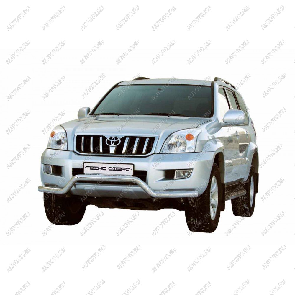 12 699 р. Защита ПЕРЕДА «Волна», d63,5 TOYOTA Land Cruiser Prado 120 ОКРАШ.  0640 к  с доставкой в г. Кемерово