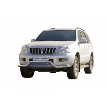 12 699 р. Передок «Волна» с доп. защитой двигат., 63.5  Toyota LAND CRUISER PRADO 120 ОКРАШ.  0641 к  с доставкой в г. Кемерово. Увеличить фотографию 1