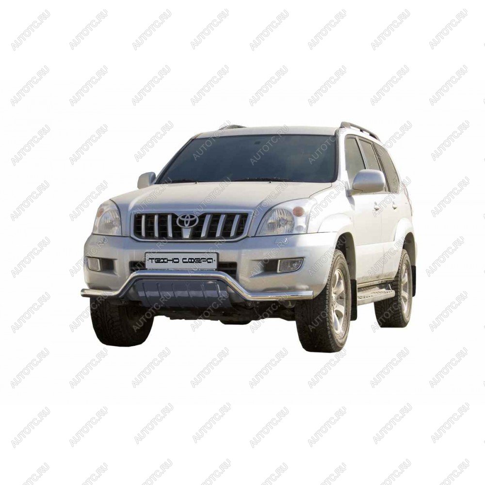 12 699 р. Передок «Волна» с доп. защитой двигат., 63.5  Toyota LAND CRUISER PRADO 120 ОКРАШ.  0641 к  с доставкой в г. Кемерово
