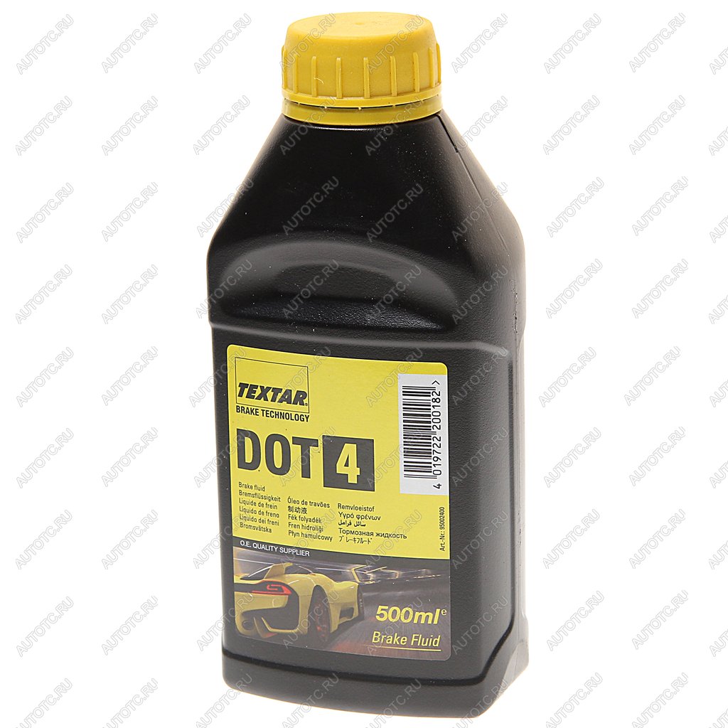 569 р. Жидкость тормозная DOT-4 0.5л TEXTAR TEXTAR 95002400  с доставкой в г. Кемерово