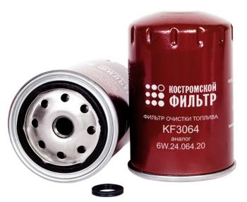 599 р. Фильтр топливный КАМАЗ ЕВРО-2,4,5 тонкой очистки Специалист КОСТРОМСКОЙ ФИЛЬТР КП Автофильтр kf3064 sp  с доставкой в г. Кемерово. Увеличить фотографию 2