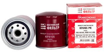 429 р. Фильтр масляный ГАЗ-3110,3302 (дв.ЗМЗ-406) Профессионал КОСТРОМСКОЙ ФИЛЬТР КП Автофильтр kf6105 pr  с доставкой в г. Кемерово. Увеличить фотографию 2