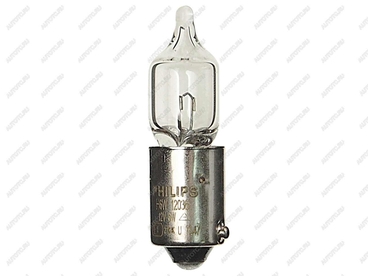 299 р. Лампа 12V H6W BAX9s PHILIPS PHILIPS 12036cp  с доставкой в г. Кемерово