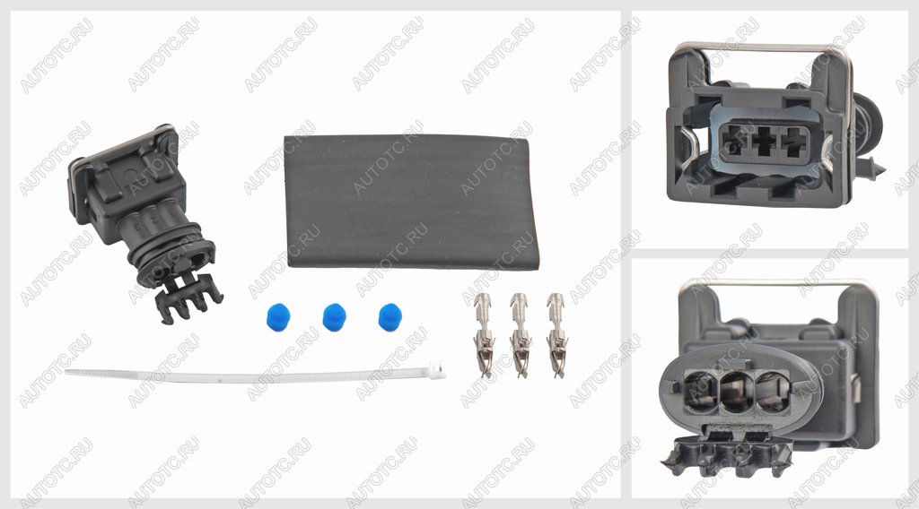 749 р. Разъем RENAULT электрический (3-х контактный) TE PARTS TE PARTS 7700798  с доставкой в г. Кемерово